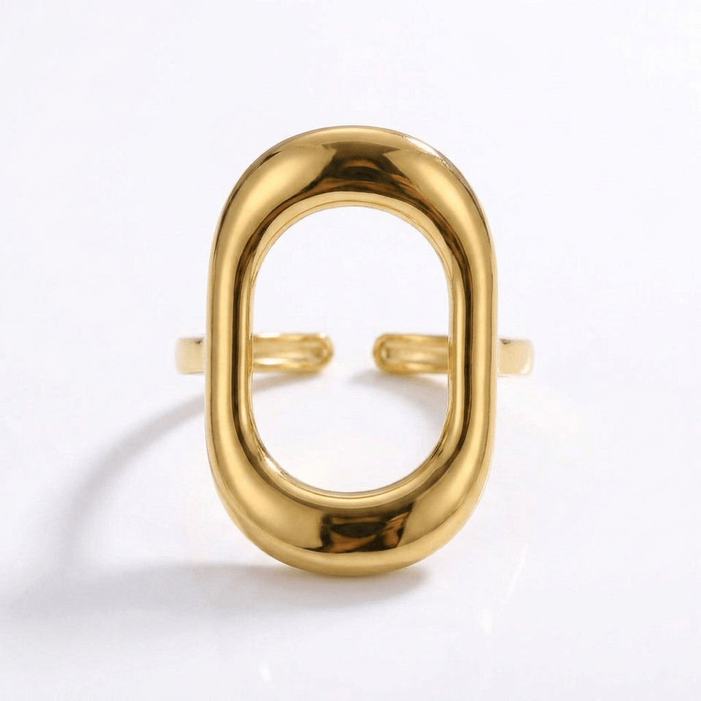 Anel Musa Banhado em Ouro 18k