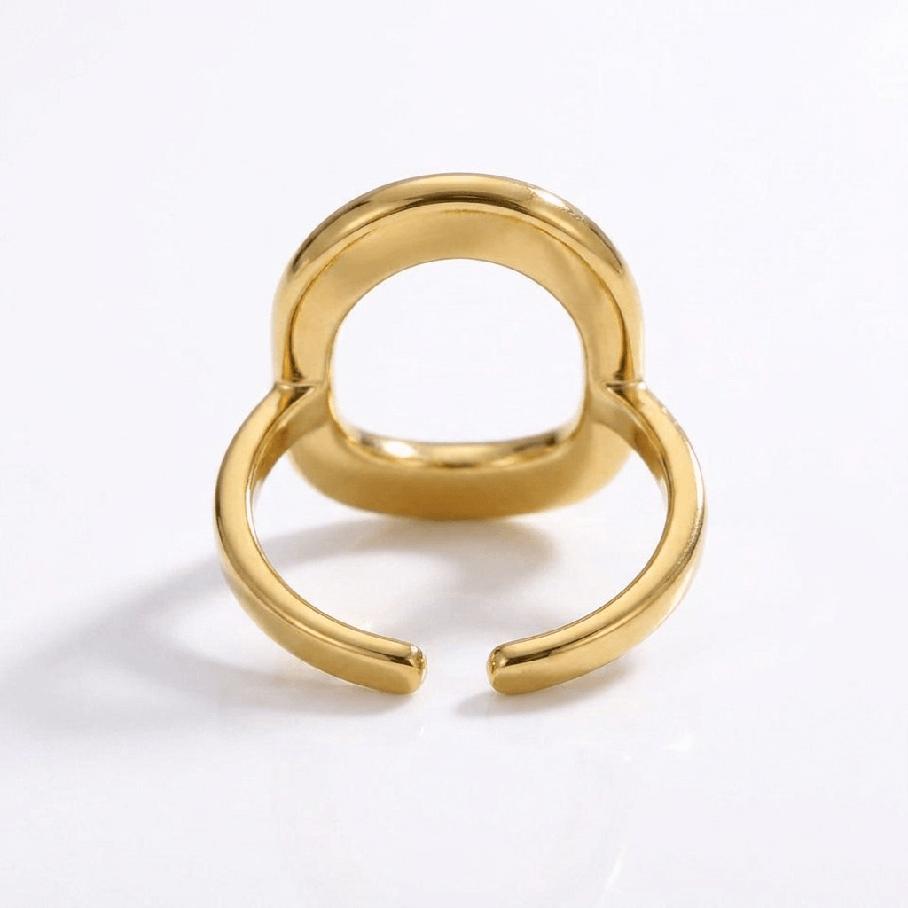 Anel Musa Banhado em Ouro 18k